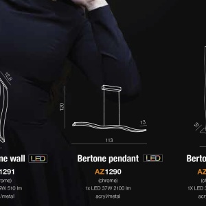 Aplica de perete LED design modern BERTONE - Img 2