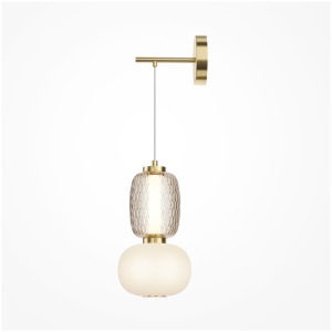 Aplica de perete LED design modern decorativ Pattern auriu - Img 6