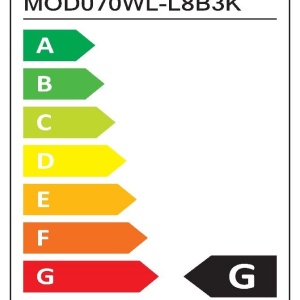 Aplica de perete LED design tehnic Fad negru MYMOD070WL-L8B3K 196104 universul-luminii.ro