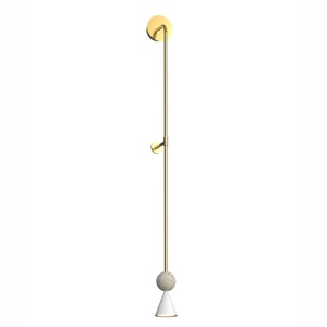 Aplica de perete LED modern Art Deco Bingo travertin
