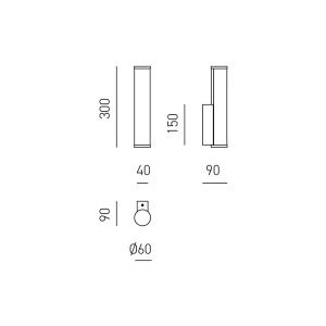 Aplica de perete LED pentru oglinda baie IP44 Polar alb 230354 universul-luminii.ro