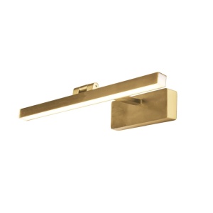 Aplica de perete LED pentru oglinda sau tablou Corfu alama