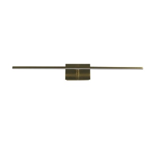 Aplica de perete LED pentru oglinda, tablou IP44 Amalfi, alama satinata 159354 universul-luminii.ro