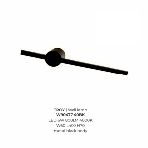 Aplica de perete LED pivotanta design liniar TROY 40cm - Img 2