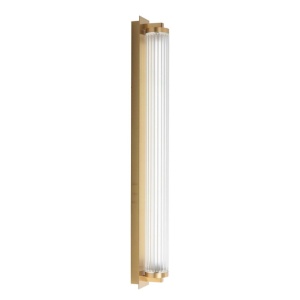 Aplica de perete LED smart cu telecomanda COMO alama periata