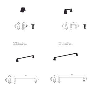Aplica de perete LED stil minimalist AFRICA - Img 2