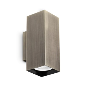 Aplica de perete LOOK AP2 SQUARE D60 H150 BRUNITO