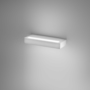 Aplica de perete lumina ambientala LED GAP DOUBLE alb L-23cm, 3000K - Img 1