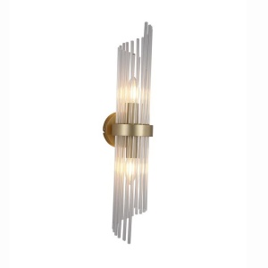 Aplica de perete metal auriu, tije din sticla Lara 562564 universul-luminii.ro