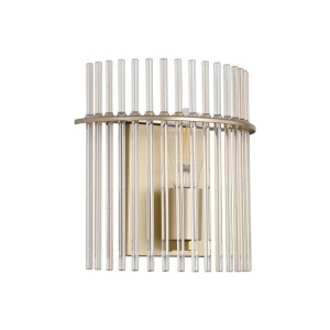 Aplica de perete metal auriu, tije din sticla Swizzle 621934 universul-luminii.ro