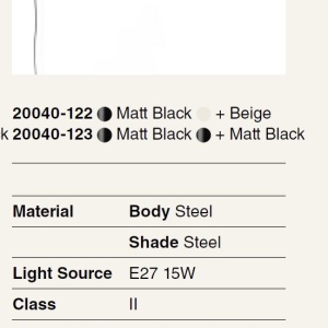 Aplica de perete metal stil industrial DOMINICA XL negru/bej 141294 universul-luminii.ro