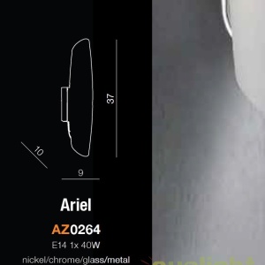Aplica de perete moderna Ariel 64804 universul-luminii.ro
