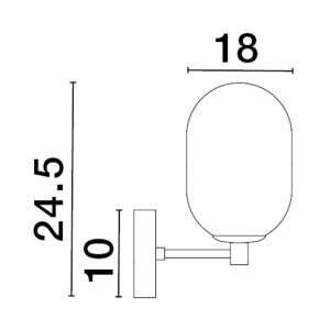 Aplica de perete moderna design deosebit BALOR - Img 3