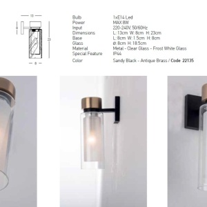 Aplica de perete moderna Kailyn 117944 universul-luminii.ro