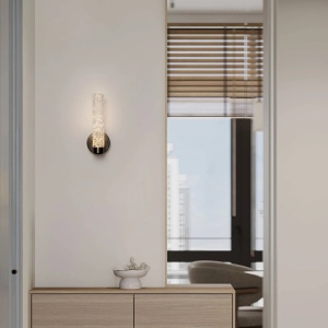 Aplica de perete moderna LED ZELON, alama antic - Img 3