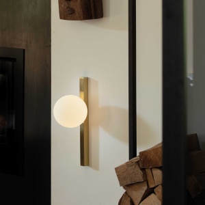 Aplica de perete moderna stil minimalist Binomio ap1 negru 128404 universul-luminii.ro