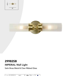 Aplica de perete / oglinda baie IP44 Imperial, alama 221394 universul-luminii.ro