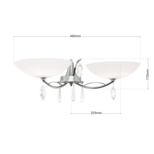 Aplica de perete OPALDESIGN, satin - Img 7