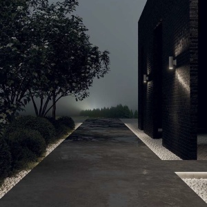 Aplica de perete pentru iluminat exterior IP54 Bowery alb 182894 universul-luminii.ro