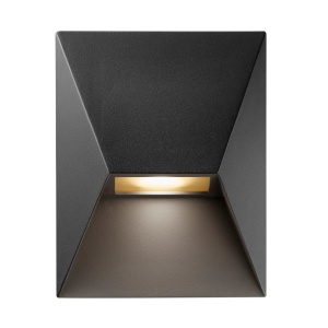 Aplica de perete pentru iluminat exterior IP54 Pontio 15 negru 115134 universul-luminii.ro
