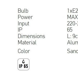 Aplica de perete pentru iluminat exterior, IP65 Cindarela negru 58364 universul-luminii.ro