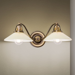 Aplica de perete realizata manual design rustic ARTDESIGN, patina/ champagne 241604 universul-luminii.ro