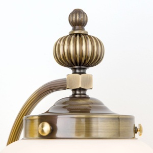 Aplica de perete stil clasic Nostalgie 2L down alama antique/champagne 234104 universul-luminii.ro