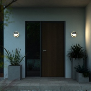 Aplica de perete / tavan exterior IP54 Oliver Black 221374 universul-luminii.ro