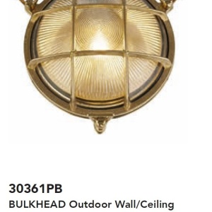 Aplica de perete/tavan iluminat exterior traditional IP64 Bulkhead 140314 universul-luminii.ro