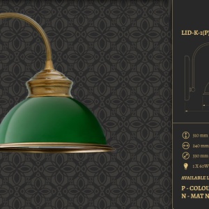 Aplica design clasic realizata manual Lido 62554 universul-luminii.ro