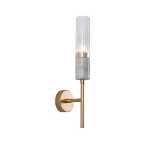 Aplica design decorativ modern MARBLE alb/auriu