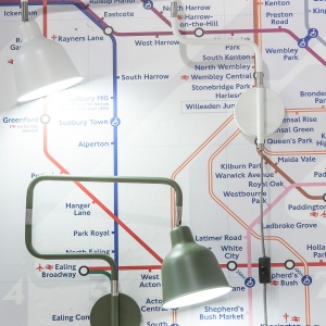 Aplica design modern cu brat articulat London verde LONDON/W/OG 174544 universul-luminii.ro