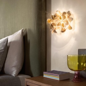 Aplica design unicat realizata manual Clizia Mama Non Mama Gold 123404 universul-luminii.ro