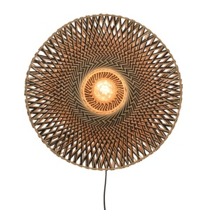 Aplica din bambus Bali M natur, 60cm BALI/W/6015/BN