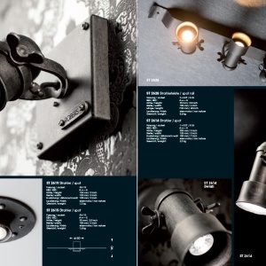 Aplica din fier forjat cu spot directionabil ST 2619 47284 universul-luminii.ro
