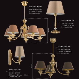 Aplica eleganta design clasic Cristal Scholer San Marino 187024 universul-luminii.ro