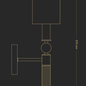 Aplica eleganta design clasic realizata manual Lea - Img 3