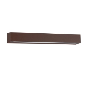 Aplica exterior corten liniara 50cm IP65 LED CCT PRISMATIC - Img 10