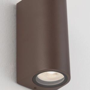 Aplica exterior iluminat sus si jos IP65 BROM maro - Img 6