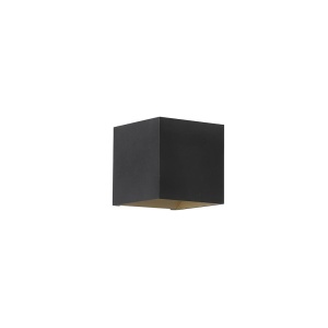 Aplica iluminat ambiental metal negru auriu Newton Square 632704 universul-luminii.ro