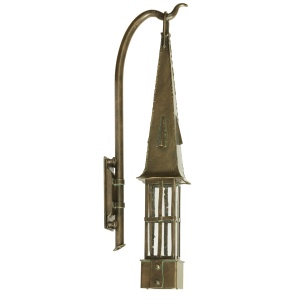 Aplica iluminat exterior din fier forjat design medieval WL 3648 178684 universul-luminii.ro