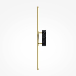 Aplica LED ambientala design minimalist Renaissance negru/alama 145664 universul-luminii.ro