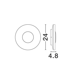 Aplica LED ambientala exterior IP65 Cico negru 250744 universul-luminii.ro