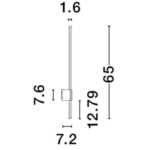 Aplica LED ambientala iluminat exterior IP65 RIDGE 229734 universul-luminii.ro