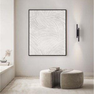 Aplica LED ambientala stil minimalist PARON 2 negru H-38cm 159884 universul-luminii.ro