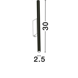Aplica LED ambientala stil minimalist PARON alb H-30cm 237914 universul-luminii.ro