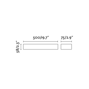 Aplica LED de exterior ambientala design modern IP65 DORO-28 gri inchis 92444 universul-luminii.ro