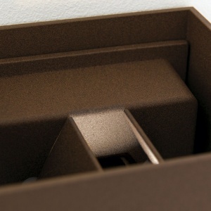 Aplica LED de exterior cu senzor de miscare IP54 CUBE-S corten - Img 5