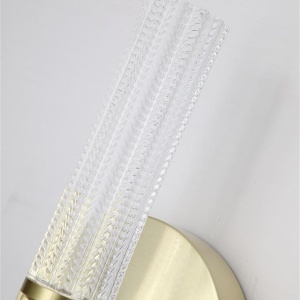Aplica LED de perete baie metal alama IP44 Aberdeen 630364 universul-luminii.ro