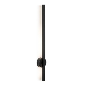 Aplica LED de perete desgin minimalist Asse negru H-60cm
